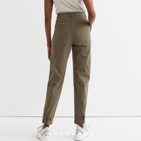 ⛔SOLD⛔🆕️ NWT H&M Cargo Pants in 'Dark Khaki Green' - Picture 6 of 14